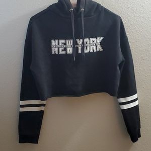 Crop top hoodie